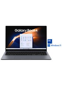 Samsung, Notebook &raquo;Galaxy Book4 15, 6'' (NP750X) Core i3 8GB 256GB&laquo; 39, 6 cm / 15, 6 &prime;&prime; Intel Core i3 Intel Graphics 256 GB SSD, Grau, Windows 11 Home