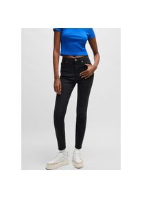 HUGO Blue, Damen, Skinny-fit-Jeans &raquo;Malu&laquo; Skinny Fit mit mittlerer Leibh&ouml;he, Black001, 28 - L&auml;nge 36, Skinny-Fit Jeans von HUGO Blue Womenswear