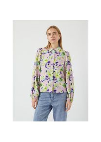 Y.A.S, Damen, Hemdbluse &raquo;YASASINA LS SHIRT S. NOOS&laquo;, Pale Lilac AOP:Wilma, 34, Bedruckte Bluse von YAS