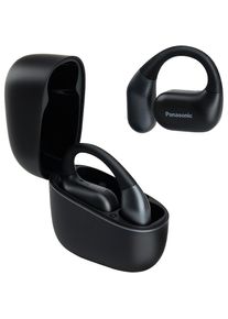Panasonic, Open-Ear-Kopfh&ouml;rer &raquo;RB-F10&laquo; A2DP Bluetooth Bluetooth Multi-Point-Verbindung Noise-Cancelling, Schwarz, Dank der Bluetooth 5.4 Technologie 