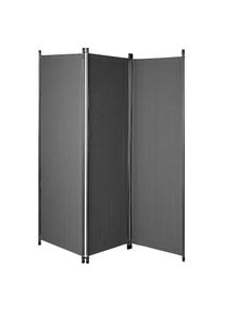 Angerer Freizeitm&ouml;bel, Paravent &raquo;Swingtex&laquo; (B/H): ca. 165x165 cm, anthrazit, Acryl, Stahl, B/H/T: 165 cm x 165 cm, anthrazit