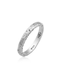 HAZE & GLORY, Herren, Silberring &raquo;Ring Bandring - Zion Schmales Design 925 Silber&laquo;, Silber, 60, Schmaler Basic Bandring mit rauen Finish