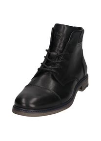 Bugatti, Herren, Schn&uuml;rboots Stiefel, Schn&uuml;rstiefelette, Business-Boots mit Rei&szlig;verschluss, schwarz, 40, schwarz, Eleganter Bugatti Schn&uuml;rboots in 