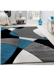 Paco Home, Teppich &raquo;Diamond 664&laquo; rechteckig 15 mm H&ouml;he 3D-Design, Kurzflor, 3D-Design, modernes geometrisches Muster, t&uuml;rkis, Kunstfaser, B : 240 cm 1