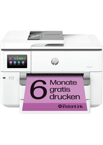 HP, Multifunktionsdrucker &raquo;OfficeJet Pro 9730e A3 Gro&szlig;formatdrucker&laquo; 3 Monate gratis Drucken mit Instant Ink inklusive, wei&szlig;, 6 Monate gratis drucken 