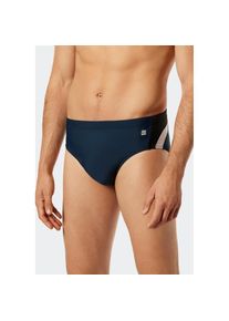Schiesser, Herren, Badeslip &raquo;Nautical Active&laquo; mit komfortablem Innenslip, Bindekordel, 801-Blau, 9 - N-Gr, Herren-Badehose von Schiesser