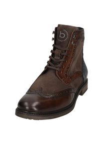 Bugatti, Herren, Schn&uuml;rboots Stiefel, Anzugschuh, Boots mit eleganter Fl&uuml;gelkappe, braun, 40, braun, Klassisch eleganter Bugatti Schn&uuml;rboots mit Lyra-