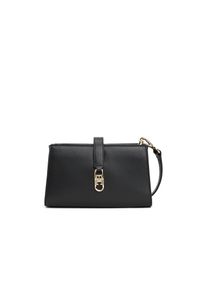 Tommy Hilfiger, Damen, Umh&auml;ngetasche &raquo;TH LIBRE MINI CROSSOVER&laquo;, Damen Schultertasche, Clutch mit elegantem TH-Verschlusselement, schwarz, schwarz, Aus
