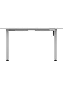 Schildmeyer, Schreibtisch &raquo;Torge, h&ouml;henverstellbarer Schreibtisch, elektrisch&laquo; 2 Stk. tlg. Made in Germany, wei&szlig; + wei&szlig; + wei&szlig;, B/H/T: 138 cm x 72,7 