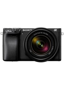 Sony, Kompaktkamera &raquo;Alpha 6400 + 18-135mm Objektiv&laquo;, 24, 2, Bluetooth, schwarz, IDEAL F&Uuml;R: Einsteiger und Fortgeschrittene, die ein kompaktes 