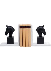 KARE Design, Buchst&uuml;tze &raquo;Buchst&uuml;tze Horse (2/Set)&laquo;, schwarz, Polyresin, schwarz