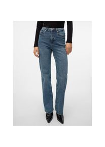 V&eacute;ro Moda Vero Moda, Damen, High-waist-Jeans &raquo;VMTESSA HR WIDE JEANS RA394 GA NOOS&laquo;, Medium Blue Denim Detail:Tinted, 27 - L&auml;nge 30, Jeans von Vero Moda