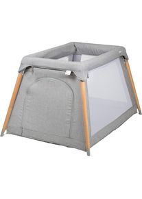 BABYGO, Baby-Reisebett &raquo;Groovy, grau melange&laquo; mit Seiteneingang, Grey Melange,
