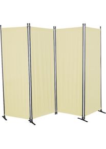 Angerer Freizeitm&ouml;bel, Paravent &raquo;TOPSELLER!&laquo; (B/H): ca. 170x165 cm, Wasser- und schmutzabweisende Beschichtung, beige, Kunststoff, B/H/T: 170 cm x 165