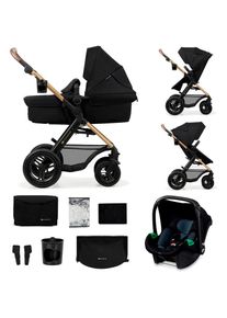 Kinderkraft, Kombi-Kinderwagen &raquo;MOOV 2 Air 3IN1&laquo; 27 kg mit Luftreifen, pure black,