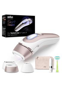 Braun, IPL-Haarentferner &raquo;Smart Skin i&middot;expert PL7249&laquo; 3 Aufs&auml;tze f&uuml;r Gesicht & K&ouml;rper, Venus Rasierer, Mini-Rasierer, wei&szlig;/Braun, Dein individueller 