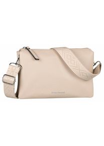 Bruno Banani, Damen, Clutch &raquo;Amalfi&laquo; Handtasche Damen Tasche Schultertasche, beige, beige, Aus Lederimitat