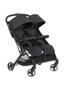 hauck, Zwillingsbuggy &raquo;Swift X Duo, black&laquo; 30 kg extrem schmal, black,