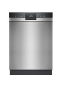 Siemens, Unterbaugeschirrsp&uuml;ler iQ300 &raquo;SN43ES22AE&laquo; 13 Ma&szlig;gedecke Made in Germany, Geb&uuml;rsteter Stahl, Gepr&uuml;fte Hygiene Qualit&auml;t: Hygienelevel best&auml;tigt