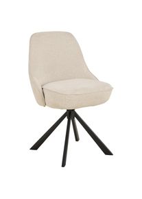 ACTONA GROUP, Esszimmerstuhl &raquo;Carlton, Polsterstuhl, Esszimmerstuhl mit Polsterung&laquo; (Set) 2 Stk.Stuhl, Chenillebezug, Armlehnen, Drehfunktion, 