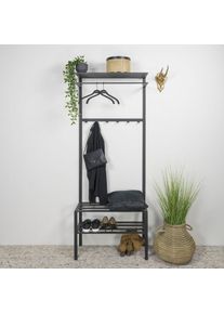 SPINDER DESIGN, Garderobenst&auml;nder &raquo;Ivar&laquo; Metall, Breite 70 cm, schwarz, schwarz, Metall, Breite 70 cm