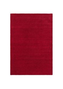 Theko, Wollteppich &raquo;Gabbeh Uni, Handgefertigt, meliert, auch als L&auml;ufer erh&auml;ltlich, Wolle&laquo; rechteckig 14 mm H&ouml;he Schlafzimmer, Wohnzimmer, Esszimmer, 