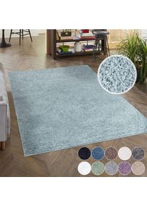 Carpet City, Hochflor-Teppich &raquo;City Shaggy&laquo; rechteckig 30 mm H&ouml;he Auch als L&auml;ufer, Langflor, Uni, Shaggy, flauschig-weich, t&uuml;rkis, Polypropylen, B : 