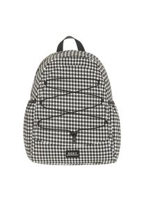 Roxy, Damen, Tagesrucksack &raquo;Urban Party&laquo;, Anthracite, Stoff: Jacquard-Gingham / Jacquard-Leomuster