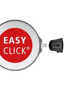 GSW, Bratpfanne &raquo;Easy Click&laquo; Aluminiumguss 1 Stk. tlg. abnehmbarer Griff, Induktion, schwarz,