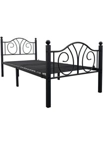 OTTO home, Metallbett &raquo;LUND Landhausbett Bett M&auml;rchenbett Prinzessinbett&laquo; Tr&auml;ume wie im M&auml;rchen: Dein romantisches Metallbett in 2 Breiten, schwarz + 