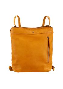 Harbour 2nd, Damen, &raquo;Nora&laquo; Freizeitrucksack Arbeitsrucksack, auch als Tasche tragbar, mustard, B/H/T: 32 cm x 34 cm x 7 cm, mustard, Aus gewaschenem 