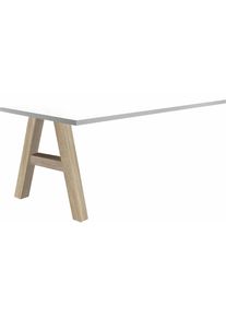 M&auml;usbacher M&auml;usbacher, Anbautisch &raquo;Mio&laquo;, eichefarben/wei&szlig; matt, Holzwerkstoff, B/H/T: 160 cm x 75 cm x 70 cm, eichefarben/wei&szlig; matt