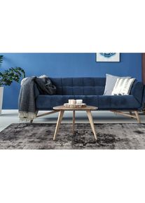 Calo-deluxe, Teppich &raquo;Layata 8034&laquo; rechteckig 9 mm H&ouml;he Kurzflor, Wohnzimmer, grau, Kunstfaser, B : 140 cm 1 Stk. - 9 mm