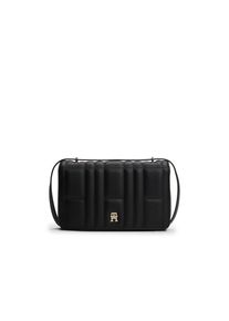 Tommy Hilfiger, Damen, Umh&auml;ngetasche &raquo;TH FEMININE CONV CROSSOVER&laquo;, Damen-Schultertasche, Clutch, Minibag mit modischer Steppung, schwarz, schwarz, 