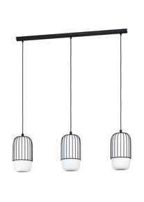 Eglo, H&auml;ngeleuchte &raquo;MULEGES&laquo; E27 1 Stk. H&auml;ngeleuchte in schwarz aus Stahl - exkl. E27 - 40W, schwarz, schwarz