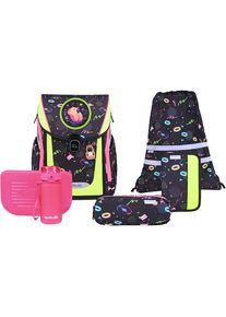 McNeill, Unisex, Schulranzen &raquo;Primo, inkl. Etui, Turnbeutel,&laquo; Reflektierende Streifen auf den Schultergurten;Retroreflektierende Fl&auml;chen, Capybar, B/H