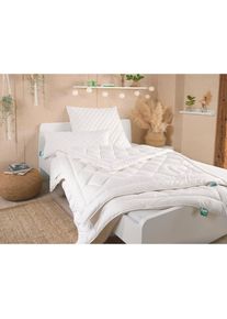 f.a.n. fan, Baumwollbettdecke &raquo;kbA Baumwolle&laquo; 4-Jahreszeiten F&uuml;llung 100% Baumwolle 1 Stk. tlg., wei&szlig;, Bezug: 100% Baumwolle. F&uuml;llung: 100% Baumwolle, B/L: 