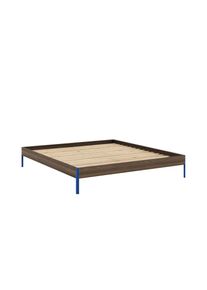 Karup Design, Bettgestell &raquo;CORE BED Bodenbett, Holzrahmen, Futonbett, Jugendbett, Holzbett&laquo; Massivholzbett mit Lattenrost, Kiefer massiv, Doppelbett 