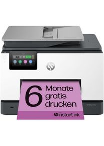 HP, Multifunktionsdrucker &raquo;OfficeJet Pro 9132e&laquo; 3 Monate gratis Drucken mit Instant Ink inklusive, wei&szlig;/grau, 6 Monate gratis drucken mit HP Instant 