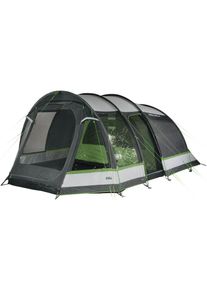 High Peak, Tunnelzelt &raquo;Bozen 6.0&laquo; 6 Personen, hellgrau-dunkelgrau-gr&uuml;n, Tunnelzelt