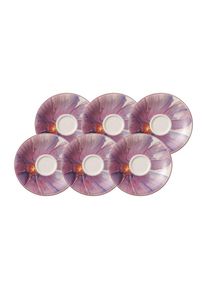 Villeroy & Boch Villeroy & Boch, Untertasse &raquo;Espressountertassen Mariefleur Basic &oslash; 12 cm 6er Set bunt&laquo;, bunt, bunt