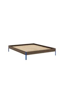Karup Design, Bettgestell &raquo;CORE BED Bodenbett, Holzrahmen, Futonbett, Jugendbett, Holzbett&laquo; Massivholzbett mit Lattenrost, Kiefer massiv, Doppelbett 