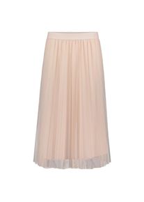 BETTY & CO Betty&Co, Damen, Midirock &raquo;Midirock mit Plissee&laquo;, Grau, 44, Passform: Figurumspielend