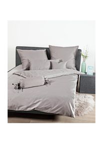 Janine, Bettw&auml;sche &raquo;Colors 31001, Mako-Satin, unifarben&laquo; 2 Stk. tlg., vulkan, Mako-Satin, Obermaterial: 100% Baumwolle, B/L: 140 cm x 200 cm - 1 Stk.,