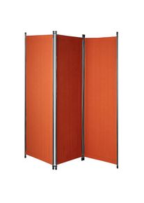 Angerer Freizeitm&ouml;bel, Paravent &raquo;Swingtex&laquo; (B/H): ca. 165x165 cm, terracotta, Acryl, Stahl, B/H/T: 165 cm x 165 cm, terracotta