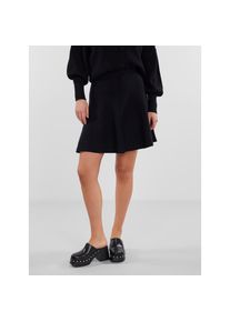 Y.A.S, Damen, Minirock &raquo;YASFONNY HW KNIT SKIRT S. NOOS&laquo;, Black, S (36), Black, Gestrickter, kurzer Rock von YAS