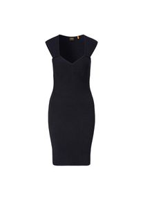 BOSS Orange, Damen, Strickkleid &raquo;Foberts Premium Damenmode&laquo; Ohne Taschen in Rippoptik, Dark Blue 404, N-Gr, XL (42) -N-Gr, Dark Blue 404, Strickkleid 