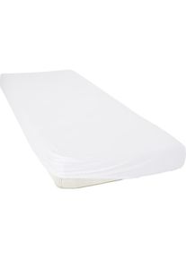 bellana, Spannbettlaken &raquo; premiumstretch&laquo; super elastisch, wei&szlig;, Jersey-Elasthan, Obermaterial: 95% Baumwolle, 5% Elasthan,