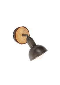 JUST LIGHT, Wandleuchte &raquo;SWAMP&laquo; E27 1 Stk. ExklusiveE27, holzfarben, 1, holzfarben