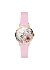 Cool Time, Damen, Quarzuhr &raquo;The Cool Flower Power&laquo; Armbanduhr, Kinderuhr, M&auml;dchen, analog, rosa-bunt, Bezaubernde Kinderarmbanduhr